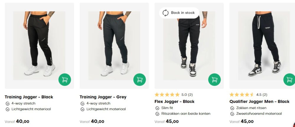 trainingpak heren