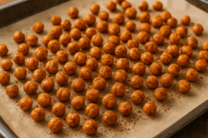 gezonde snack geroosterde kikkererwten