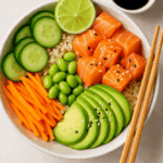 zalm poké bowl